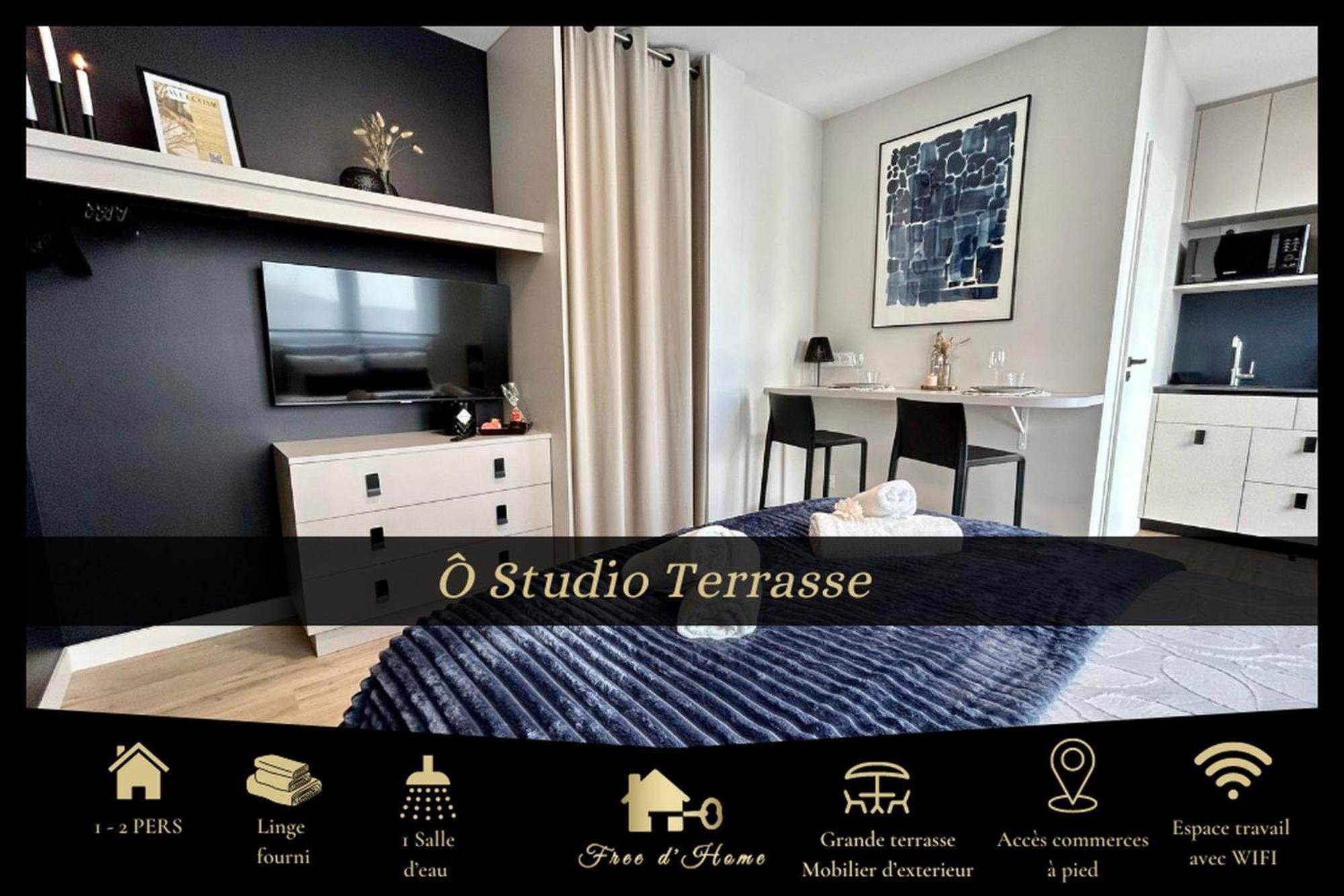 O Studio Terrasse - Centre Ville De Lorient - Gare Kültér fotó